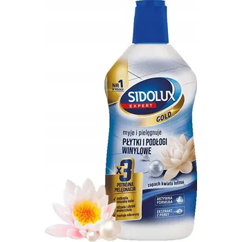 Čistič podlahy SIDOLUX Expert GOLD čistič na dlaždice a vinylové podlahy s vůní lotosového květu 500ml