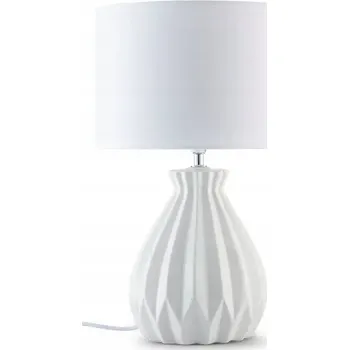 Lampička Stolní lampa Konsimo Fabo bílá 40 W