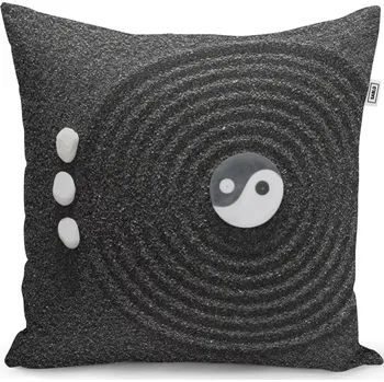 Polštář Sablio Polštář Jin a jang - 50x50 cm