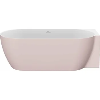 RAVAK Vana Ravak Freedom Corner II Tec 175x86 oválná akrylátová volně stojící, alabaster pink/bílá, krytka odtoku bílá, pravá, CC81600000 CC81600000