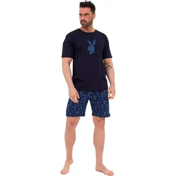 Pánské pyžamo Pánské pyžamo 326/190 Rabbit plus - CORNETTE tmavě modrá 3XL