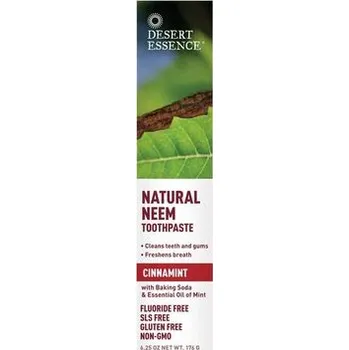 zubní pasta Zubní pasta NEEM – skořice a máta 176g Desert Essence