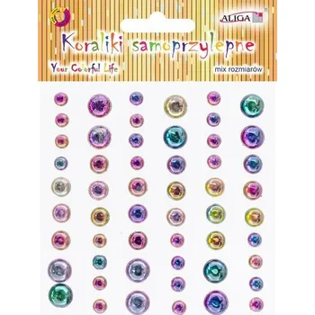 Samolepící dekorace Kamínky samolepící barevné na blistru (cs, Aliga)