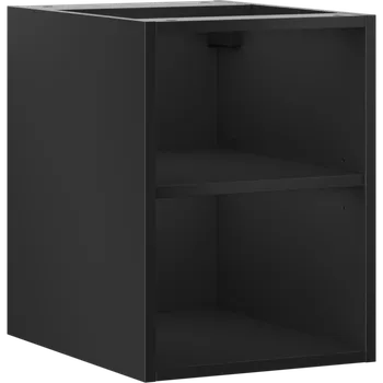 Koupelnový nábytek Mexen Box-A otevřená skříňka s policí 35 cm, černá mat - 91AX2-0350-470-0-71 Koupelnové skříňky