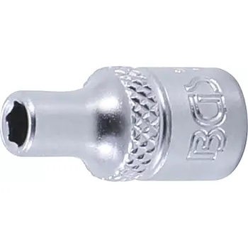 Gola hlavice Nástrčná hlavice šestihranná,1/4", 4 mm, BGS - B2474