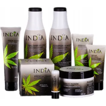 Kosmetická sada Dárková sada 7 přírodních kosmetických přípravků India Cosmetics