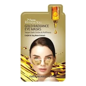 Montagne Jeunesse (7th Heaven) Oční masky 7th Heaven Renew You Gold Radiance obohacené o koenzym Q10 7th Heaven