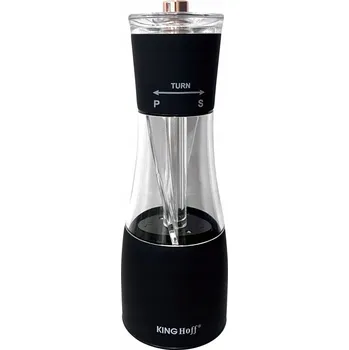 Kuchyňský mlýnek Ruční mlýnek Kinghoff plast černý