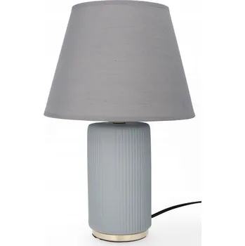Stojací lampa LUXUSNÍ KERAMICKÁ LAMPA LIVELLO 38 CM ŠEDO-ZLATÁ NOČNÍ LAMPA S KABELEM