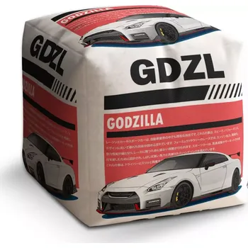 Taburet Sablio Taburet Cube Nissan GTR 35 Godzilla: 40x40x40 cm