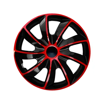 Poklice na kolo Poklice 15" QUAD BICOLOR BLACK/RED