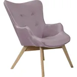 Sametové křeslo v levandulové barvě Niko – Ropez ID_1729484