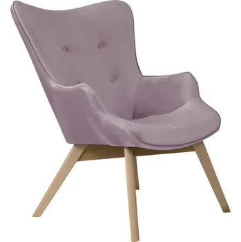 Křeslo Sametové křeslo v levandulové barvě Niko – Ropez ID_1729484