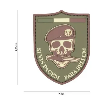 Nášivka Gumová nášivka 101 Inc znak Si vis pacem - multicam