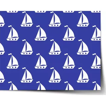 Plakát Sablio Plakát Bílé lodě - 60x40 cm