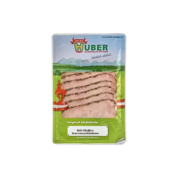 Hotové jídlo Huber Kitzbühel Vepřová šunka s pepřem 80 g bio BIO Množství: 1 ks