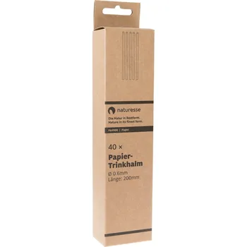 Kartáč na nádobí naturesse Papírová brčka 40 ks eco ECO