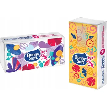 Papírový kapesník HYGIENICKÉ KAPESNÍČKY 3 VRSTVÉ BUNNY SOFT 10 balení po 10 kusech