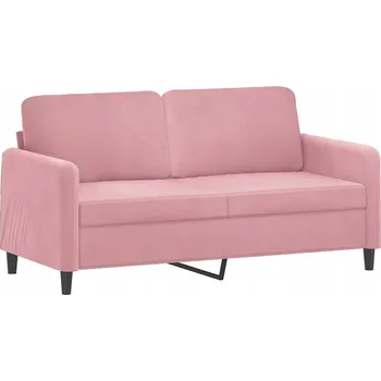 Pohovka Pohovka VidaXL 198 x 77 cm sametová růžová