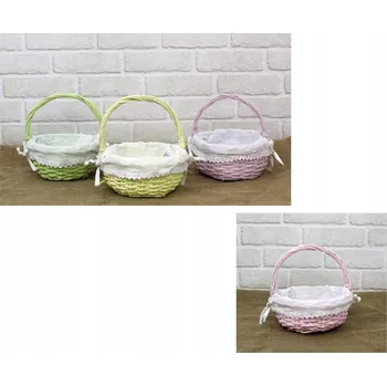 Košík proutěný fialový 1 ks