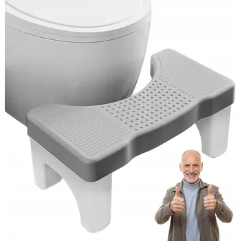 ZAKŘIVENÁ STOLIČKA DO KOUPELNY PRO LEPŠÍ TRÁVENÍ A POHODLÍ