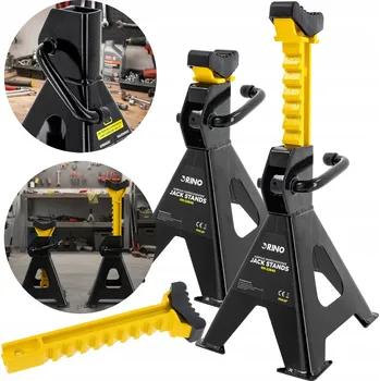 Hever KOZLÍKY POD AUTO REGULOVATELNÉ DÍLENSKÉ PODPĚRY S GUMOU RINO 2ks [ 2T ]