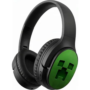 Sluchátka Bezdrátová sluchátka Minecraft Creeper Bluetooth pro fanoušky
