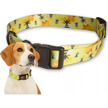 Obojek pro psa ZANDOR PEVNÝ OBOJEK SILNÝ HRUBĚ TKANÁ PRO PSA NASTAVITELNÝ 25 mm 35-50 cm L