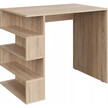Psací stůl POČÍTAČOVÝ STŮL PSACÍ STOLEK DUB SONOMA REGÁL MATNÝ 90cm STERN T-12 Meble-Craft