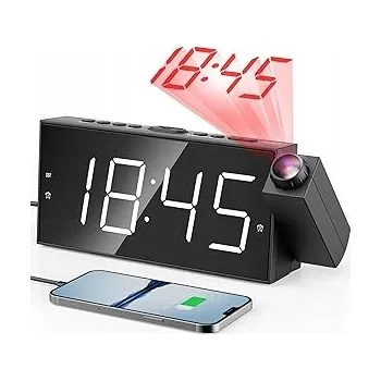 Budík Budík s projektorem Mesqool CR1001F černý