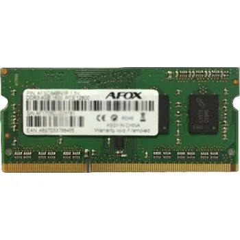 Operační paměť Paměť RAM DDR3 AFOX AFSD38AK1L 8 GB