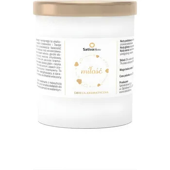 Svíčka Aromatická svíčka Sativa Life CBD