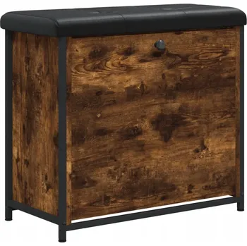 Botník Botník VidaXL 32 x 62 x 56 cm dub halifax černá