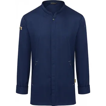 Gastro oděv Karlowsky Kuchařský rondon s prodyšným zadním dílem s regulací vlhkosti Barva: Modrá ocelová, Velikost: 56 KY051