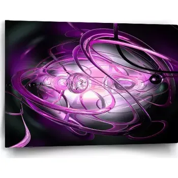 Obraz Sablio Obraz Fialová abstrakce - 60x40 cm