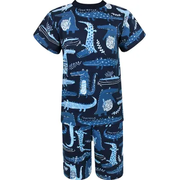 Dívčí pyžamo Chlapecké pyžamo s krátkým rukávem Krokodýl