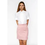 Nife košile s řasením na výstřihu K90 Barva: Bílá, Velikost: XL