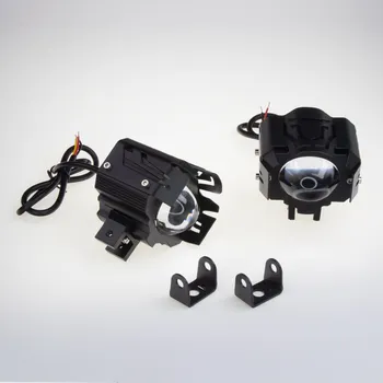 Přídavný světlomet LED světla s čočkou na motocykl 30W