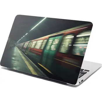 samolepka Sablio Samolepka na notebook Metro v tmavé stanici - 29x20 cm