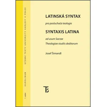 Kniha Latinská syntax pro posluchače teologie - Josef Šimandl
