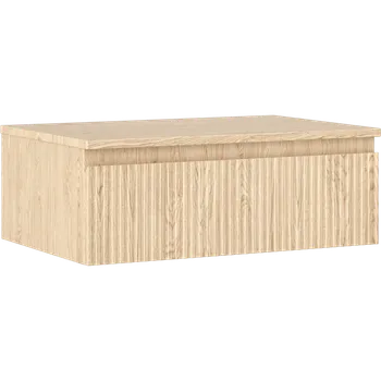 Koupelnový nábytek Mexen Rivel koupelnová skříňka pod umyvadlo 70 cm s deskou, 1 zásuvka, vroubkovaná, dub - 91A20-07023-1-BFC81 Koupelnové skříňky