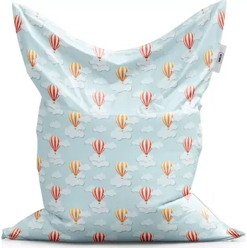 Sedací pytel Sablio Sedací vak Classic Horkovzdušné balony na nebi - 150x100 cm