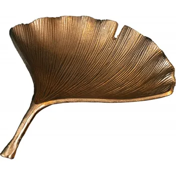 Mísa dekorační LEAF 33 CM zlatá