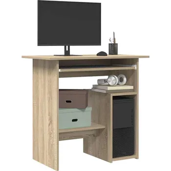 Psací stůl vidaXL Psací stůl 80 x 45 x 74 cm kompozitní dřevo [801368] Barva: dub sonoma