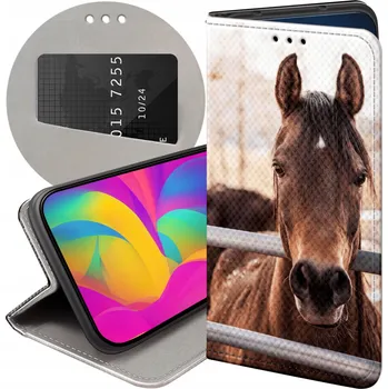 Pouzdro na mobilní telefon Pouzdro s klopou Hello Case pro Motorola Moto G13, Moto G23, hnědé