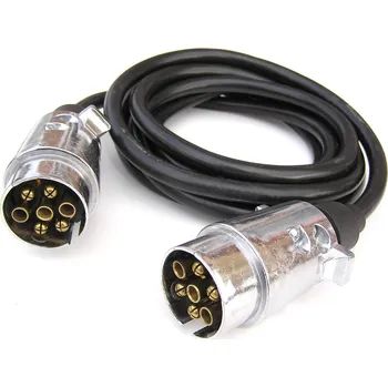 Tažné zařízení Herth+Buss Spojovací kabel pro přívěsy s kovovými 7 pólovými zástrčkami -