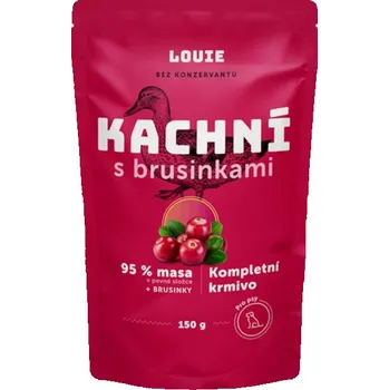 Krmivo pro psa Louie kaps.pro psy kachní s brusinkami 150g