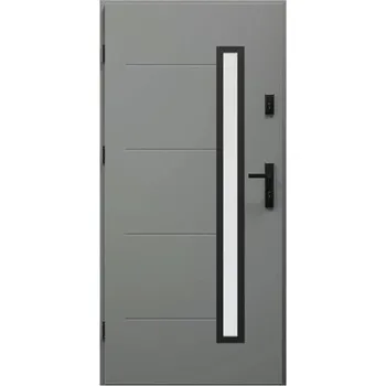 Vchodové dveře Vchodové dveře Kalcit antracit 90 L otevírání dovnitř
