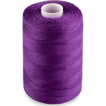 Nit Polyesterové nitě pro overlocky i klasické šití NTF 40/2 1000 m, malé, 662 fialová purpura