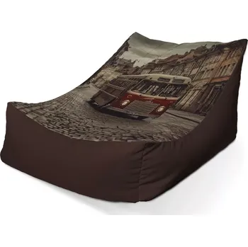 Sedací pytel Sablio Sedací vak Lounge Historický autobus - 80 x 95 x 50 cm